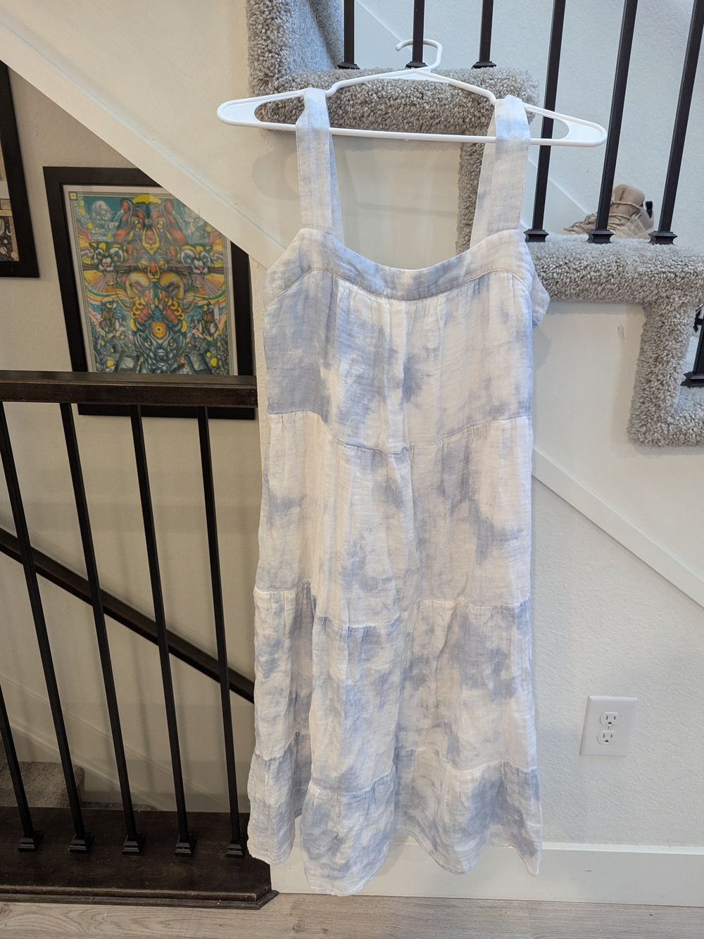 Rails Amaya Dress in Cascade Tie Dye, size Small.